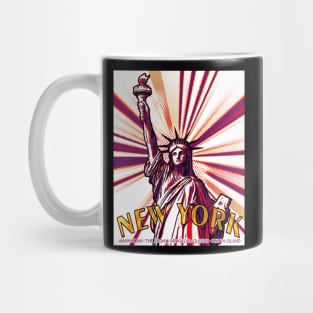 NEW YORK Manhattan The Bronx Brooklyn Queens Staten Island Mug